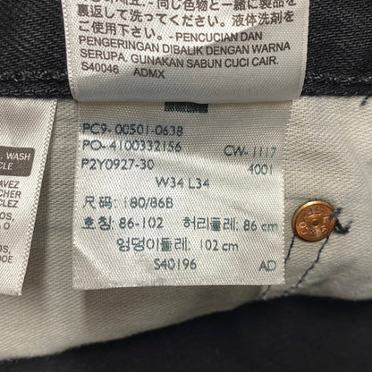【中古品】【メンズ】 LEVI'S リーバイス PC9-00501-0638 501 DENIM PANTS デニム パンツ ボトムス 158-260712-yn-05-izu サイズ：34×34 カラー：ブラック 万代Net店