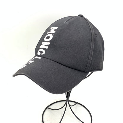 【中古品】【メンズ/レディース】 MONCLER モンクレール H20933B00008 BASEBALL CAP ベースボールキャップ 帽子 185-260707-yn-05-izu サイズ：UNI カラー：ブラック 万代Net店
