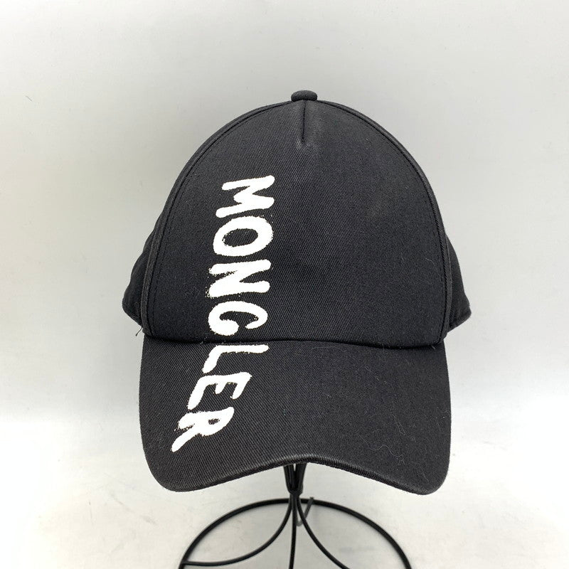【中古品】【メンズ/レディース】 MONCLER モンクレール H20933B00008 BASEBALL CAP ベースボールキャップ 帽子 185-260707-yn-05-izu サイズ：UNI カラー：ブラック 万代Net店