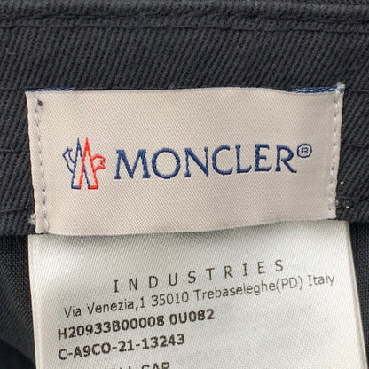 【中古品】【メンズ/レディース】 MONCLER モンクレール H20933B00008 BASEBALL CAP ベースボールキャップ 帽子 185-260707-yn-05-izu サイズ：UNI カラー：ブラック 万代Net店