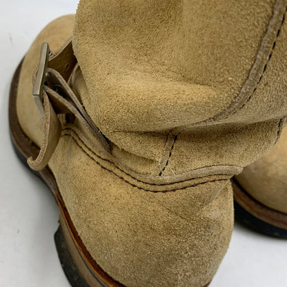 【中古品】【メンズ/レディース】 RED WING レッドウィング 8268 2007年製 00S ENGINEER BOOTS エンジニアブーツ シューズ靴 164-260707-ya-01-izu サイズ：USA8D カラー：ベージュ 万代Net店