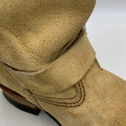 【中古品】【メンズ/レディース】 RED WING レッドウィング 8268 2007年製 00S ENGINEER BOOTS エンジニアブーツ シューズ靴 164-260707-ya-01-izu サイズ：USA8D カラー：ベージュ 万代Net店