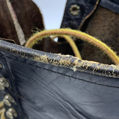 【現状渡し品】【メンズ/レディース】 RED WING レッドウィング PT91 プリント羽タグ 茶芯 90S LOGGER BOOTS ロガーブーツ シューズ 靴 164-260707-ya-04-izu サイズ：8D カラー：ブラック系 万代Net店