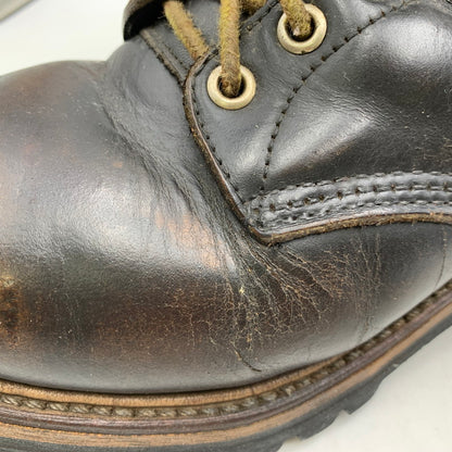 【現状渡し品】【メンズ/レディース】 RED WING レッドウィング PT91 プリント羽タグ 茶芯 90S LOGGER BOOTS ロガーブーツ シューズ 靴 164-260707-ya-04-izu サイズ：8D カラー：ブラック系 万代Net店