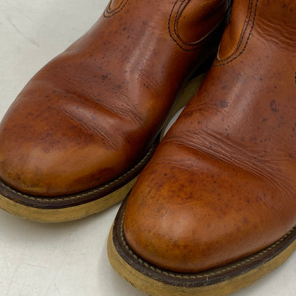 【中古品】【メンズ/レディース】 RED WING レッドウィング 866 USA製 羽タグ PECOS BOOTS ペコス ブーツ シューズ 靴 164-260707-ya-02-izu サイズ：8E カラー：ブラウン 万代Net店