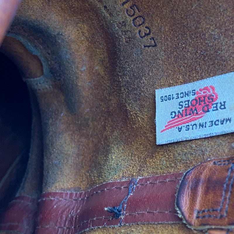 【中古品】【メンズ/レディース】 RED WING レッドウィング 866 USA製 羽タグ PECOS BOOTS ペコス ブーツ シューズ 靴 164-260707-ya-02-izu サイズ：8E カラー：ブラウン 万代Net店