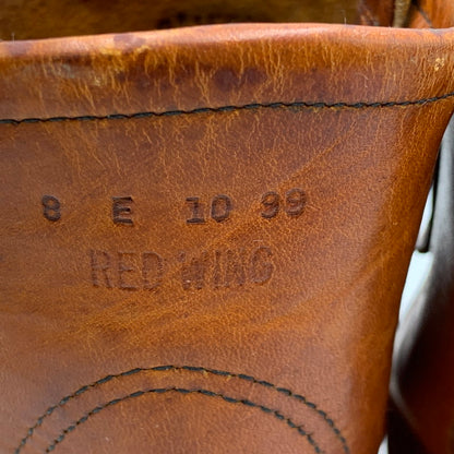 【中古品】【メンズ/レディース】 RED WING レッドウィング 866 USA製 羽タグ PECOS BOOTS ペコス ブーツ シューズ 靴 164-260707-ya-02-izu サイズ：8E カラー：ブラウン 万代Net店