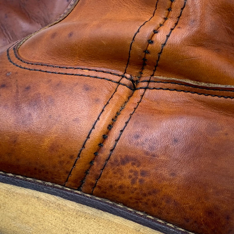 【中古品】【メンズ/レディース】 RED WING レッドウィング 866 USA製 羽タグ PECOS BOOTS ペコス ブーツ シューズ 靴 164-260707-ya-02-izu サイズ：8E カラー：ブラウン 万代Net店