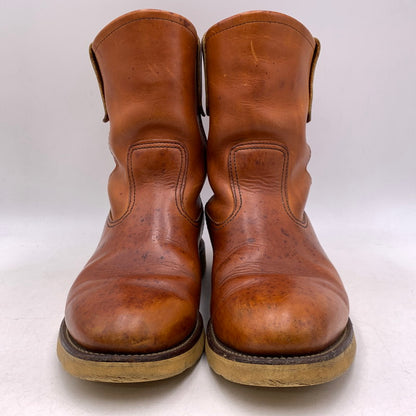 【中古品】【メンズ/レディース】 RED WING レッドウィング 866 USA製 羽タグ PECOS BOOTS ペコス ブーツ シューズ 靴 164-260707-ya-02-izu サイズ：8E カラー：ブラウン 万代Net店