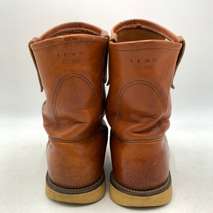 【中古品】【メンズ/レディース】 RED WING レッドウィング 866 USA製 羽タグ PECOS BOOTS ペコス ブーツ シューズ 靴 164-260707-ya-02-izu サイズ：8E カラー：ブラウン 万代Net店