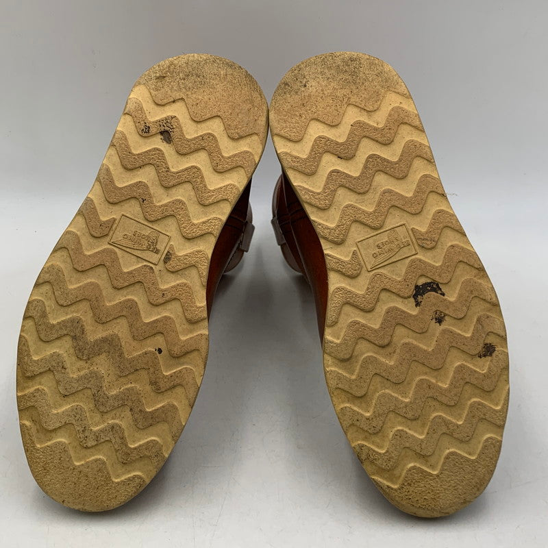 【中古品】【メンズ/レディース】 RED WING レッドウィング 866 USA製 羽タグ PECOS BOOTS ペコス ブーツ シューズ 靴 164-260707-ya-02-izu サイズ：8E カラー：ブラウン 万代Net店