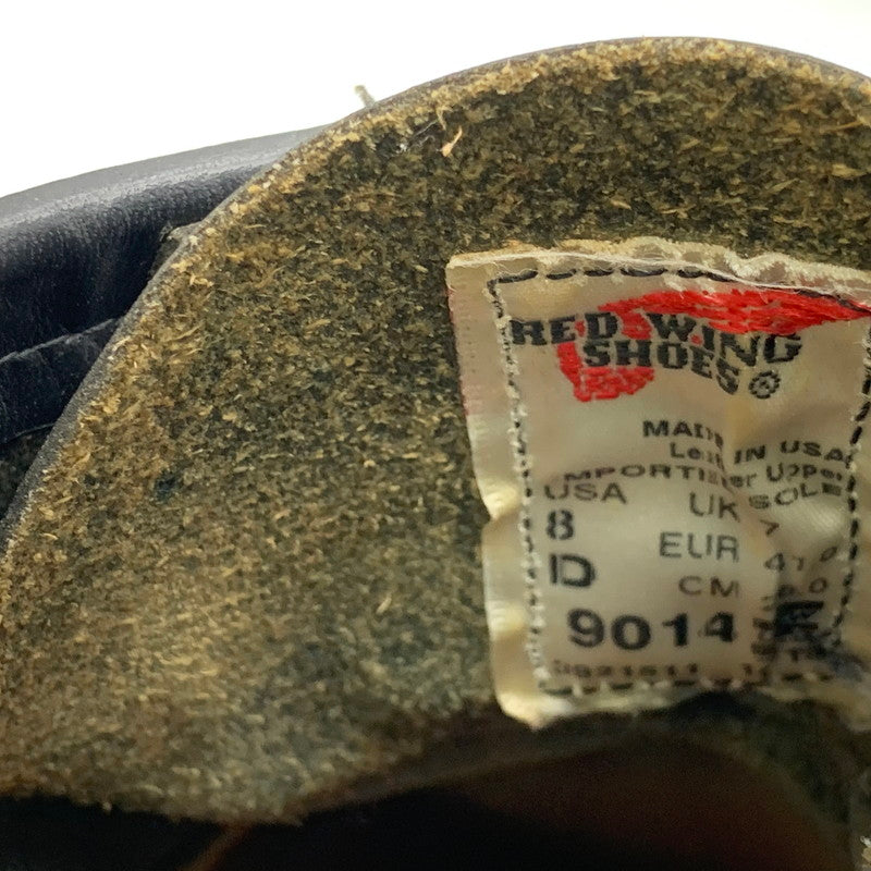【中古品】【メンズ/レディース】 RED WING レッドウィング 9014 14年製 USA製 BECKMAN ベックマン ブーツ 靴 シューズ 164-260707-yn-03-izu サイズ：26cm カラー：ブラック 万代Net店