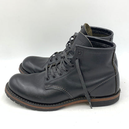 【中古品】【メンズ/レディース】 RED WING レッドウィング 9014 14年製 USA製 BECKMAN ベックマン ブーツ 靴 シューズ 164-260707-yn-03-izu サイズ：26cm カラー：ブラック 万代Net店