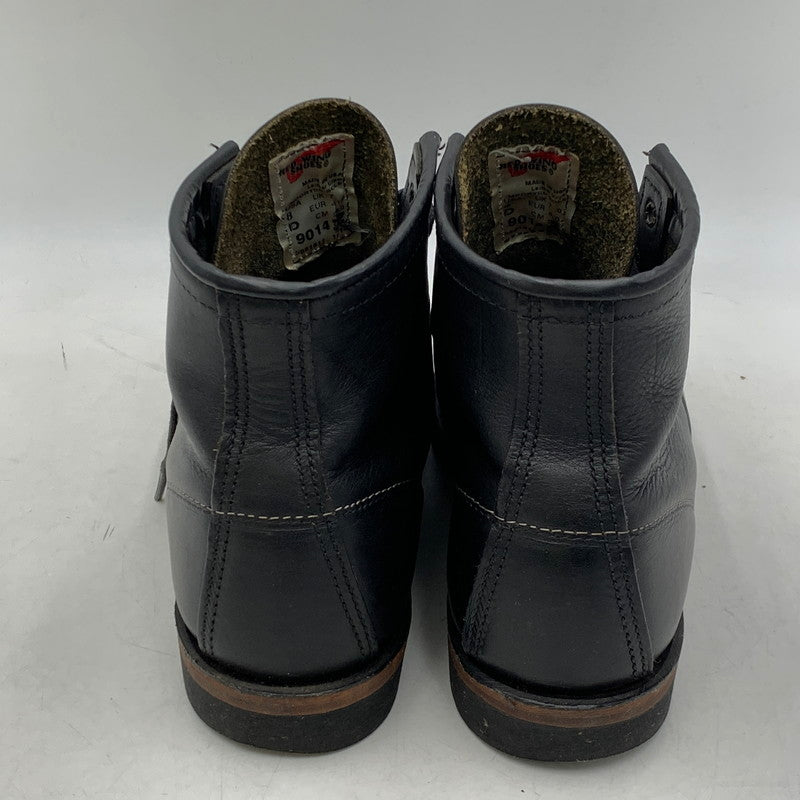 【中古品】【メンズ/レディース】 RED WING レッドウィング 9014 14年製 USA製 BECKMAN ベックマン ブーツ 靴 シューズ 164-260707-yn-03-izu サイズ：26cm カラー：ブラック 万代Net店