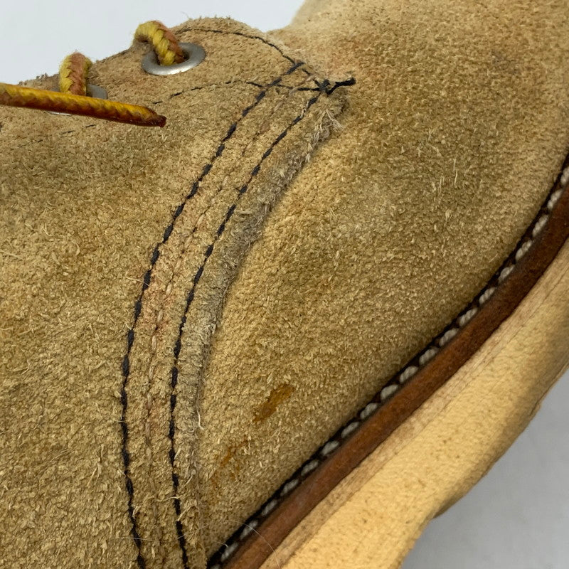【中古品】【メンズ/レディース】 RED WING 8167 レッドウィング 08年製 USA製 00S 6-INCH CLASSIC ROUND クラシック ラウンド ブーツ シューズ 靴 164-260707-ya-03-izu サイズ：USA8D カラー：ベージュ 万代Net店
