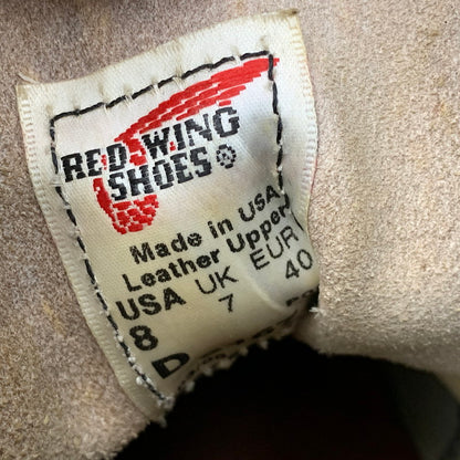 【中古品】【メンズ/レディース】 RED WING 8167 レッドウィング 08年製 USA製 00S 6-INCH CLASSIC ROUND クラシック ラウンド ブーツ シューズ 靴 164-260707-ya-03-izu サイズ：USA8D カラー：ベージュ 万代Net店