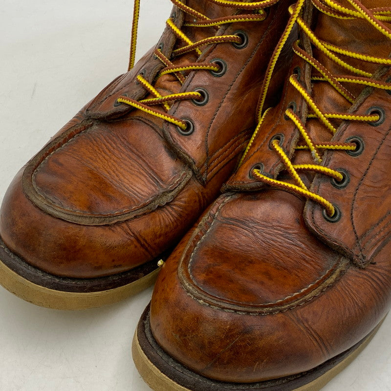 【中古品】【メンズ/レディース】 RED WING レッドウィング 875 縦刺繍羽タグ 90S USA製 IRISH SETTER アイリッシュセッター ブーツ 靴 シューズ 164-260707-yn-02-izu サイズ：8M カラー：ブラウン 万代Net店