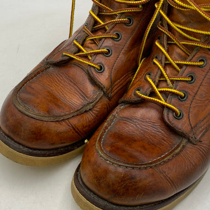 【中古品】【メンズ/レディース】 RED WING レッドウィング 875 縦刺繍羽タグ 90S USA製 IRISH SETTER アイリッシュセッター ブーツ 靴 シューズ 164-260707-yn-02-izu サイズ：8M カラー：ブラウン 万代Net店