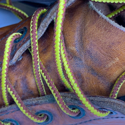 【中古品】【メンズ/レディース】 RED WING レッドウィング 875 縦刺繍羽タグ 90S USA製 IRISH SETTER アイリッシュセッター ブーツ 靴 シューズ 164-260707-yn-02-izu サイズ：8M カラー：ブラウン 万代Net店
