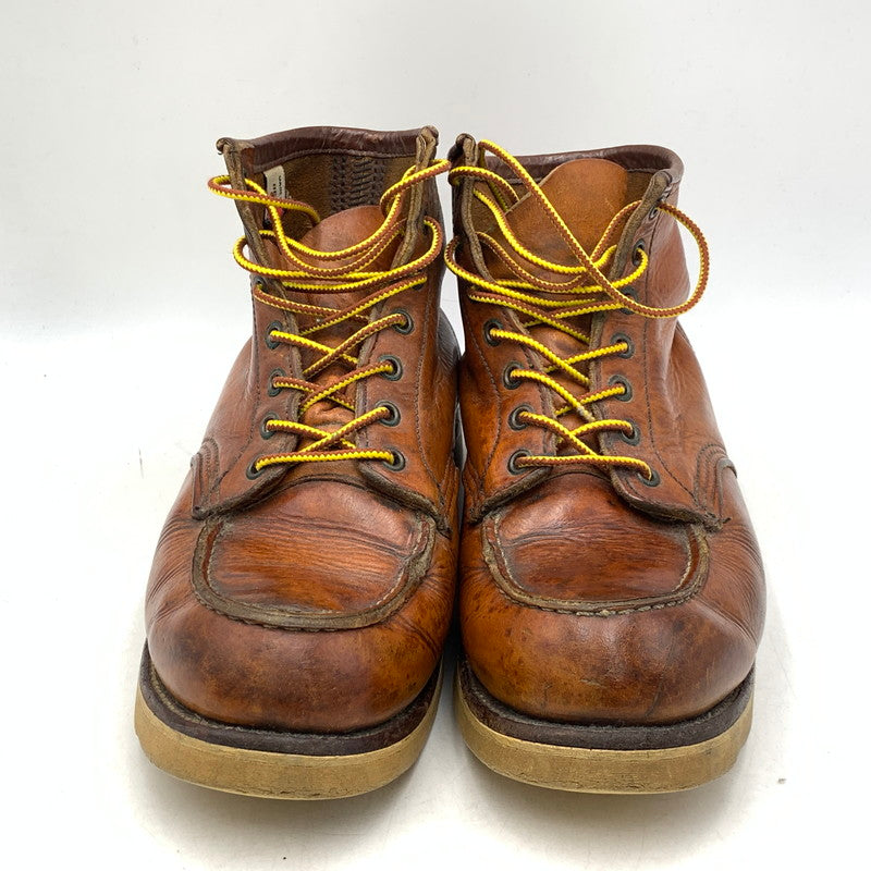 【中古品】【メンズ/レディース】 RED WING レッドウィング 875 縦刺繍羽タグ 90S USA製 IRISH SETTER アイリッシュセッター ブーツ 靴 シューズ 164-260707-yn-02-izu サイズ：8M カラー：ブラウン 万代Net店