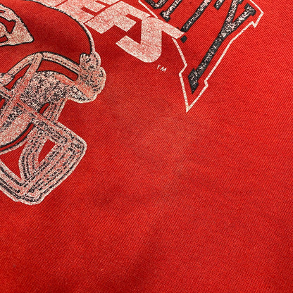 【中古品】【メンズ】 Champion チャンピオン KANSAS CITY CHIEFS SWEAT カンザスシティ チーフス スウェット トレーナー 146-260713-as-08-izu サイズ：L カラー：レッド 万代Net店