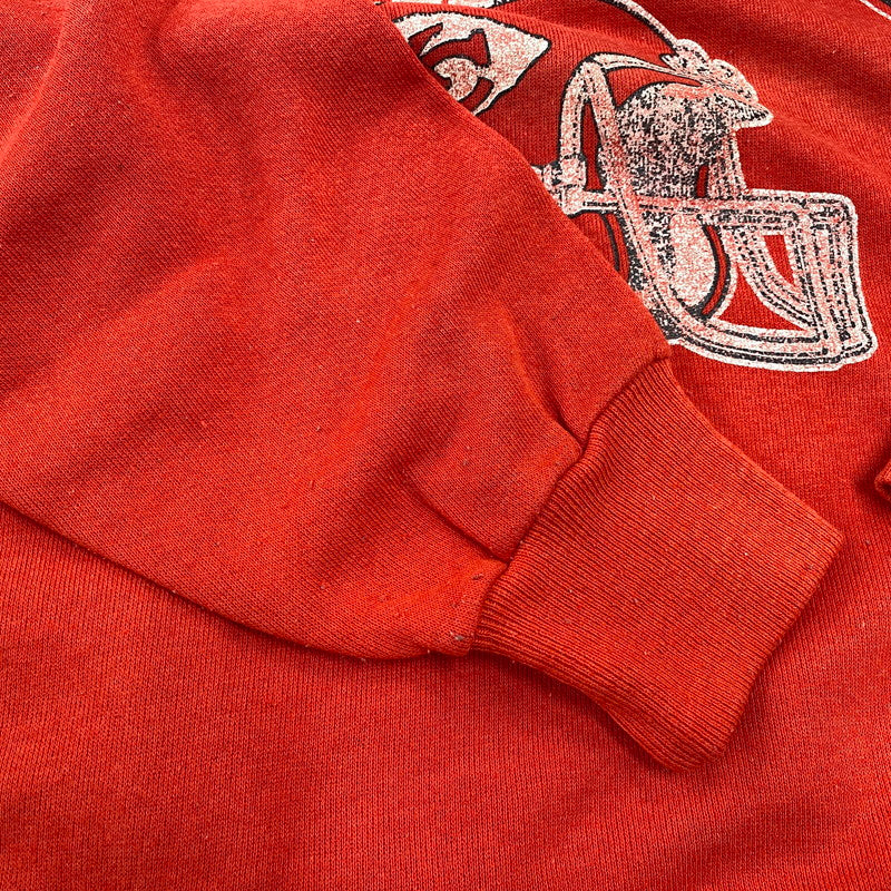 【中古品】【メンズ】 Champion チャンピオン KANSAS CITY CHIEFS SWEAT カンザスシティ チーフス スウェット トレーナー 146-260713-as-08-izu サイズ：L カラー：レッド 万代Net店