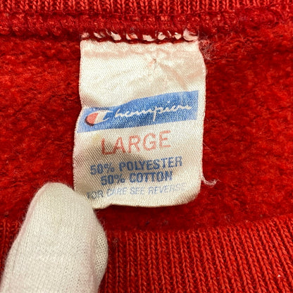 【中古品】【メンズ】 Champion チャンピオン KANSAS CITY CHIEFS SWEAT カンザスシティ チーフス スウェット トレーナー 146-260713-as-08-izu サイズ：L カラー：レッド 万代Net店