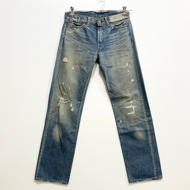 【中古品】【メンズ】 LEVI'S VINTAGE CLOTHING リーバイスビンテージクロージング 刻印J22 1966年復刻モデル 日本製 BIG-E 2005年製 00S 501 DENIMPANTS デニムパンツ 157-260708-yn-05-izu サイズ：31 カラー：ライトインディゴ 万代Net店