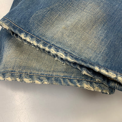 【中古品】【メンズ】 LEVI'S VINTAGE CLOTHING リーバイスビンテージクロージング 刻印J22 1966年復刻モデル 日本製 BIG-E 2005年製 00S 501 DENIMPANTS デニムパンツ 157-260708-yn-05-izu サイズ：31 カラー：ライトインディゴ 万代Net店