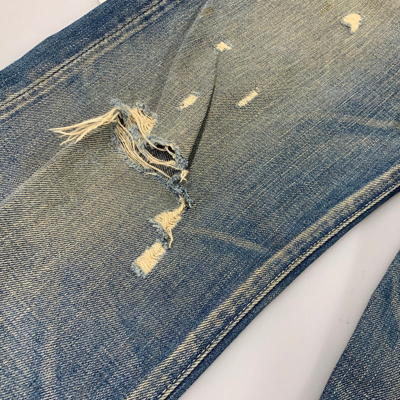 【中古品】【メンズ】 LEVI'S VINTAGE CLOTHING リーバイスビンテージクロージング 刻印J22 1966年復刻モデル 日本製 BIG-E 2005年製 00S 501 DENIMPANTS デニムパンツ 157-260708-yn-05-izu サイズ：31 カラー：ライトインディゴ 万代Net店