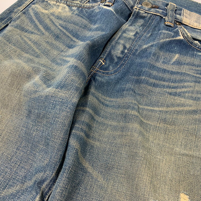 【中古品】【メンズ】 LEVI'S VINTAGE CLOTHING リーバイスビンテージクロージング 刻印J22 1966年復刻モデル 日本製 BIG-E 2005年製 00S 501 DENIMPANTS デニムパンツ 157-260708-yn-05-izu サイズ：31 カラー：ライトインディゴ 万代Net店