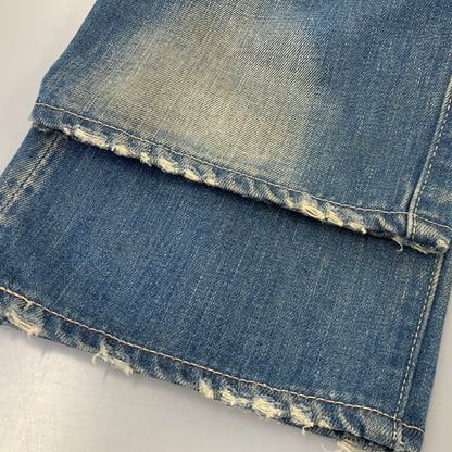 【中古品】【メンズ】 LEVI'S VINTAGE CLOTHING リーバイスビンテージクロージング 刻印J22 1966年復刻モデル 日本製 BIG-E 2005年製 00S 501 DENIMPANTS デニムパンツ 157-260708-yn-05-izu サイズ：31 カラー：ライトインディゴ 万代Net店