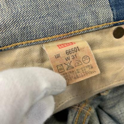 【中古品】【メンズ】 LEVI'S VINTAGE CLOTHING リーバイスビンテージクロージング 刻印J22 1966年復刻モデル 日本製 BIG-E 2005年製 00S 501 DENIMPANTS デニムパンツ 157-260708-yn-05-izu サイズ：31 カラー：ライトインディゴ 万代Net店