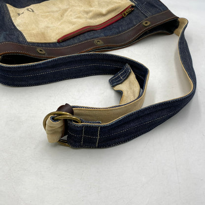 【現状渡し品】【メンズ/レディース】 SLOW スロウ 08 DENIM SHOULDER BAG デニム ショルダー バッグ カバン 188-260713-kh-10-izu カラー：マルチ 万代Net店