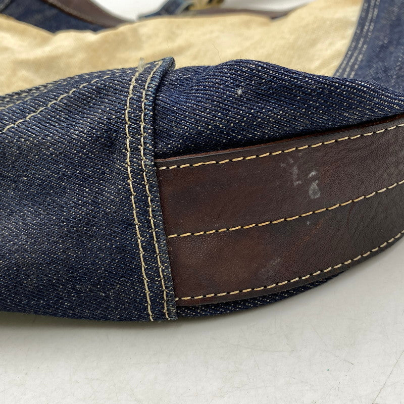 【現状渡し品】【メンズ/レディース】 SLOW スロウ 08 DENIM SHOULDER BAG デニム ショルダー バッグ カバン 188-260713-kh-10-izu カラー：マルチ 万代Net店