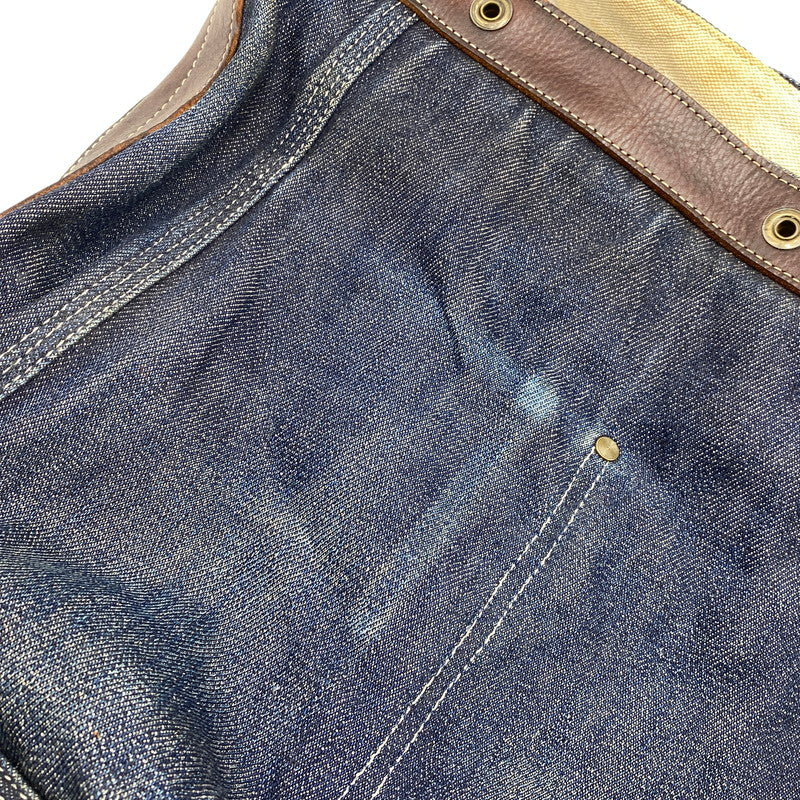 【現状渡し品】【メンズ/レディース】 SLOW スロウ 08 DENIM SHOULDER BAG デニム ショルダー バッグ カバン 188-260713-kh-10-izu カラー：マルチ 万代Net店