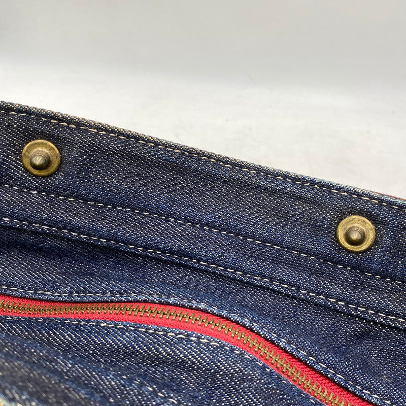 【現状渡し品】【メンズ/レディース】 SLOW スロウ 08 DENIM SHOULDER BAG デニム ショルダー バッグ カバン 188-260713-kh-10-izu カラー：マルチ 万代Net店