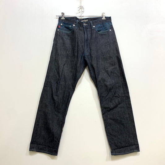 【中古品】【メンズ】 OLD STUSSY オールド ステューシー 90-00S ROUGH RUGGED ラフ ラゲッド WORKGEAR DENIM PANTS ワークギア デニム パンツ 153-260708-yn-02-izu サイズ：32 カラー：インディゴ 万代Net店