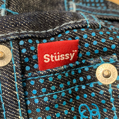 【中古品】【メンズ】 OLD STUSSY オールド ステューシー 90-00S ROUGH RUGGED ラフ ラゲッド WORKGEAR DENIM PANTS ワークギア デニム パンツ 153-260708-yn-02-izu サイズ：32 カラー：インディゴ 万代Net店