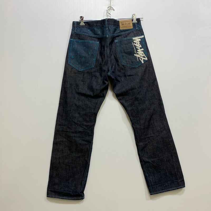 【中古品】【メンズ】 OLD STUSSY オールド ステューシー 90-00S ROUGH RUGGED ラフ ラゲッド WORKGEAR DENIM PANTS ワークギア デニム パンツ 153-260708-yn-02-izu サイズ：32 カラー：インディゴ 万代Net店