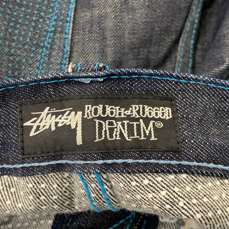 【中古品】【メンズ】 OLD STUSSY オールド ステューシー 90-00S ROUGH RUGGED ラフ ラゲッド WORKGEAR DENIM PANTS ワークギア デニム パンツ 153-260708-yn-02-izu サイズ：32 カラー：インディゴ 万代Net店