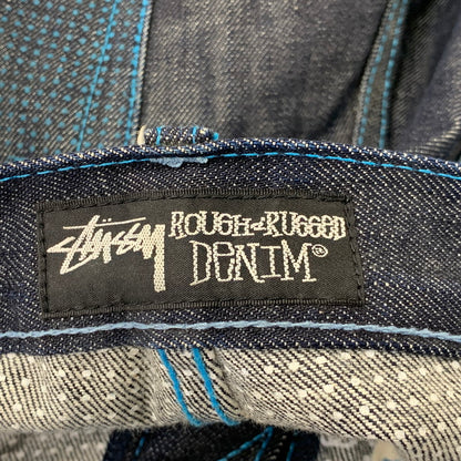 【中古品】【メンズ】 OLD STUSSY オールド ステューシー 90-00S ROUGH RUGGED ラフ ラゲッド WORKGEAR DENIM PANTS ワークギア デニム パンツ 153-260708-yn-02-izu サイズ：32 カラー：インディゴ 万代Net店