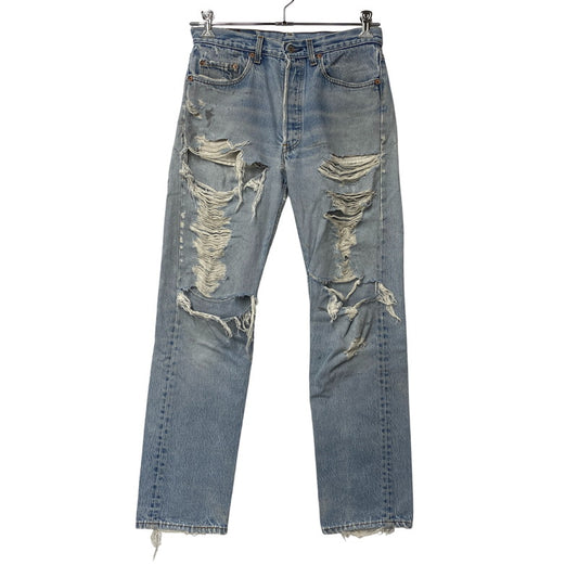 【現状渡し品】【メンズ】 Levi's リーバイス 501XX DENIM PANTS デニムパンツ 刻印520 USA製 ジーンズ 157-260713-as-07-izu サイズ：32×34 カラー：ライトインディゴ 万代Net店