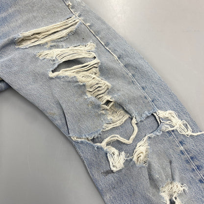 【現状渡し品】【メンズ】 Levi's リーバイス 501XX DENIM PANTS デニムパンツ 刻印520 USA製 ジーンズ 157-260713-as-07-izu サイズ：32×34 カラー：ライトインディゴ 万代Net店