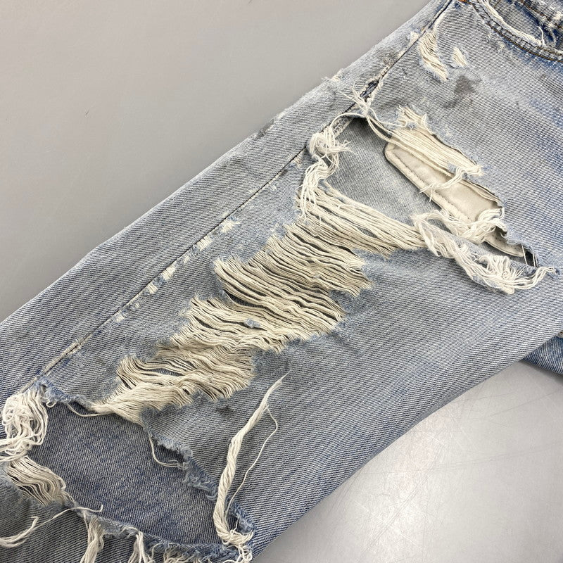 【現状渡し品】【メンズ】 Levi's リーバイス 501XX DENIM PANTS デニムパンツ 刻印520 USA製 ジーンズ 157-260713-as-07-izu サイズ：32×34 カラー：ライトインディゴ 万代Net店