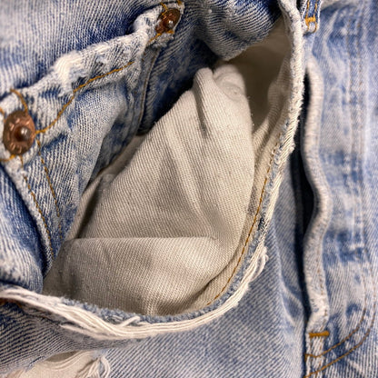 【現状渡し品】【メンズ】 Levi's リーバイス 501XX DENIM PANTS デニムパンツ 刻印520 USA製 ジーンズ 157-260713-as-07-izu サイズ：32×34 カラー：ライトインディゴ 万代Net店