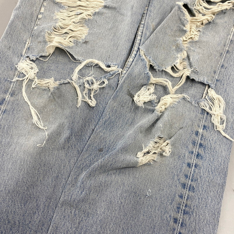 【現状渡し品】【メンズ】 Levi's リーバイス 501XX DENIM PANTS デニムパンツ 刻印520 USA製 ジーンズ 157-260713-as-07-izu サイズ：32×34 カラー：ライトインディゴ 万代Net店