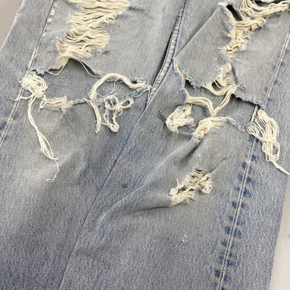 【現状渡し品】【メンズ】 Levi's リーバイス 501XX DENIM PANTS デニムパンツ 刻印520 USA製 ジーンズ 157-260713-as-07-izu サイズ：32×34 カラー：ライトインディゴ 万代Net店