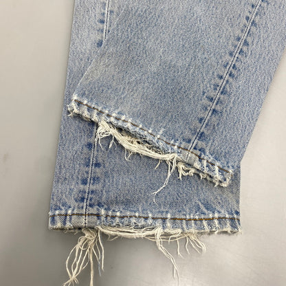 【現状渡し品】【メンズ】 Levi's リーバイス 501XX DENIM PANTS デニムパンツ 刻印520 USA製 ジーンズ 157-260713-as-07-izu サイズ：32×34 カラー：ライトインディゴ 万代Net店
