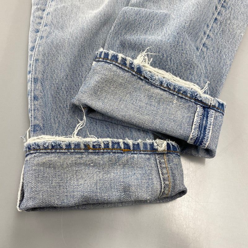 【現状渡し品】【メンズ】 Levi's リーバイス 501XX DENIM PANTS デニムパンツ 刻印520 USA製 ジーンズ 157-260713-as-07-izu サイズ：32×34 カラー：ライトインディゴ 万代Net店